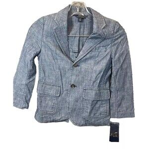 Polo Ralph Lauren Blazer Jacket Boys 6 Cruise Blue